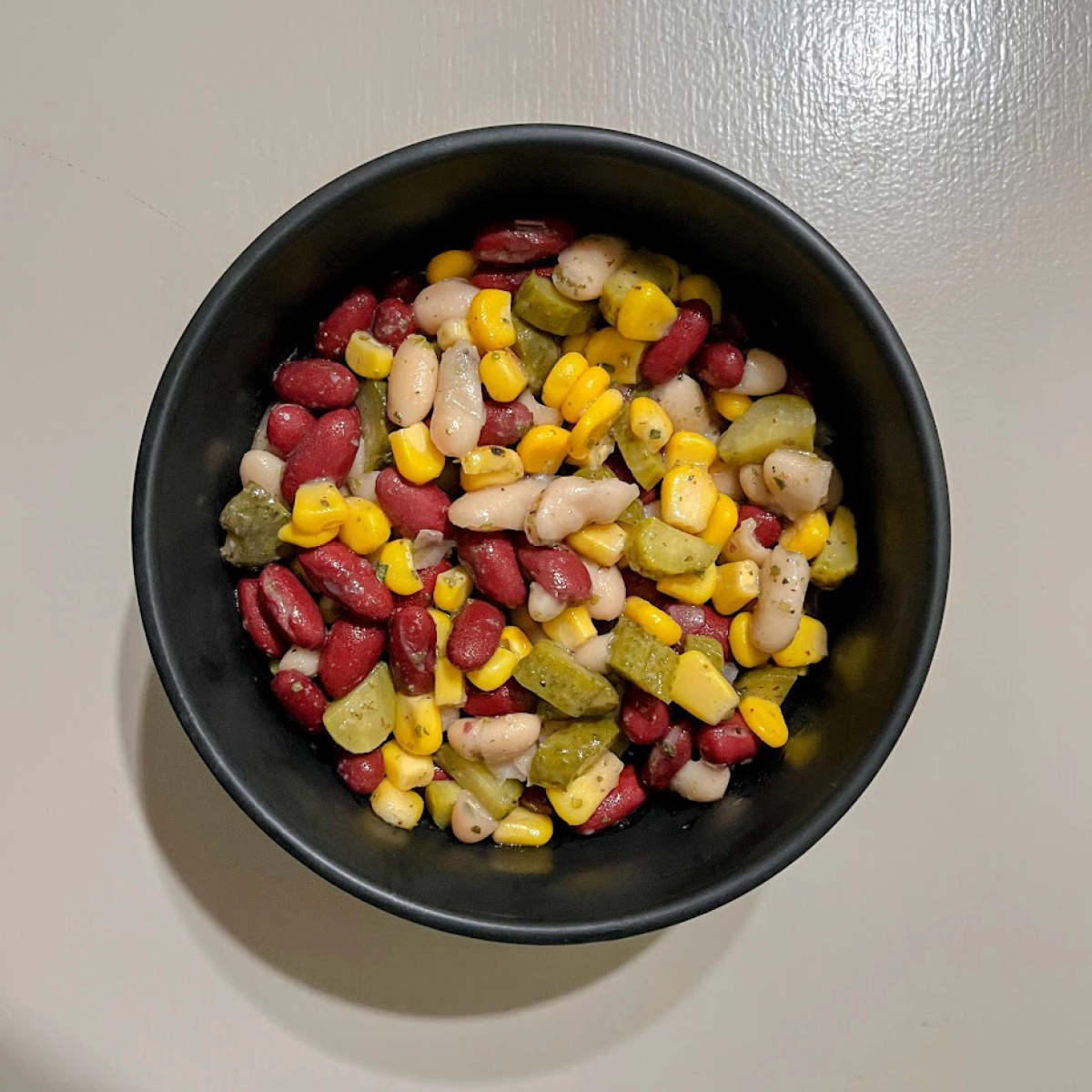 Babos-kukoricás saláta