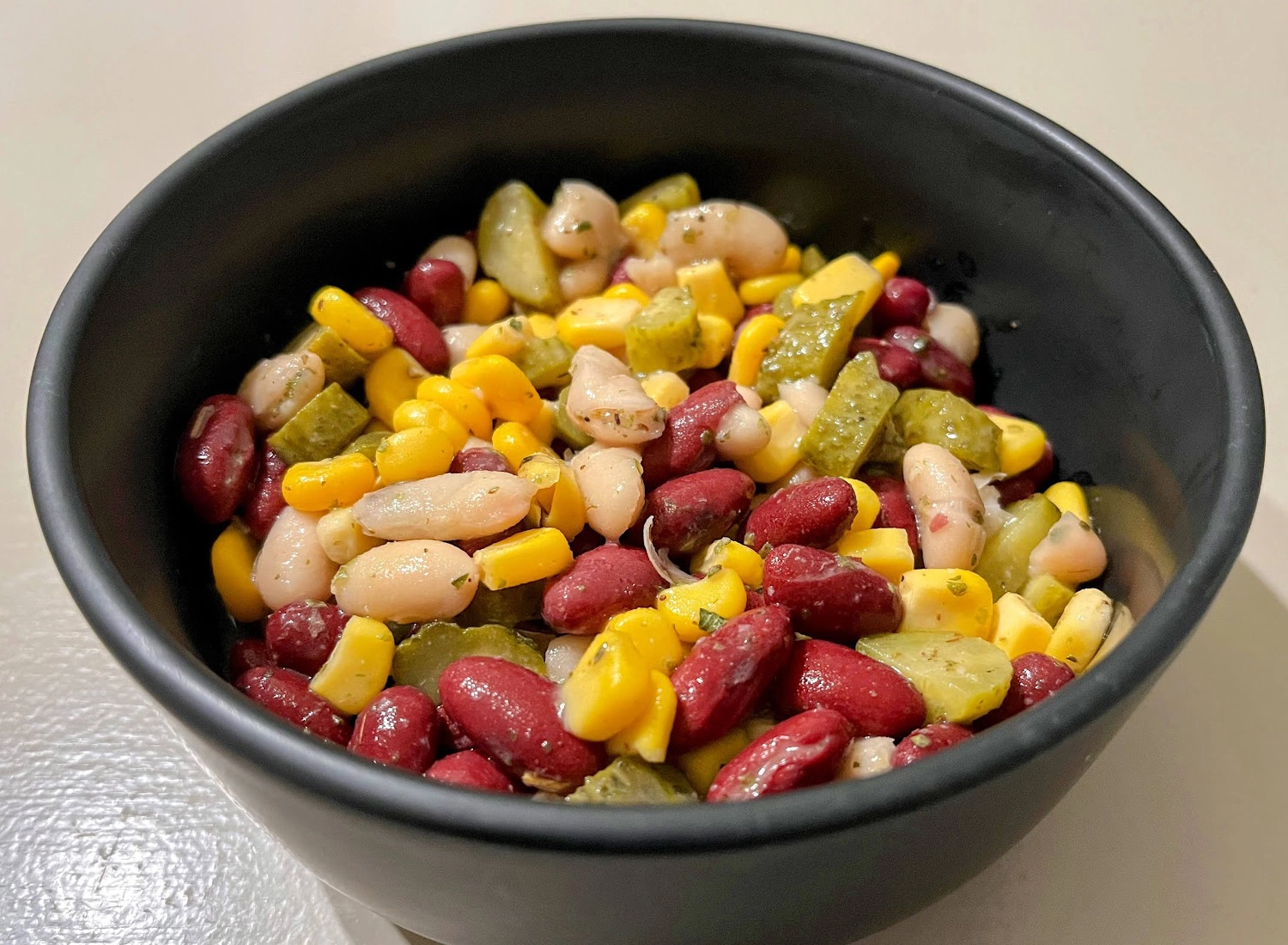 Babos-kukoricás saláta