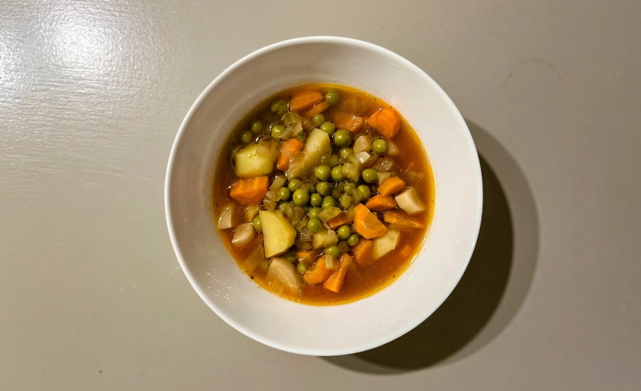 Egyszerű borsóleves