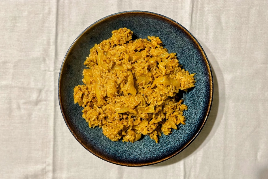 Egyszerű indiai rizses hús