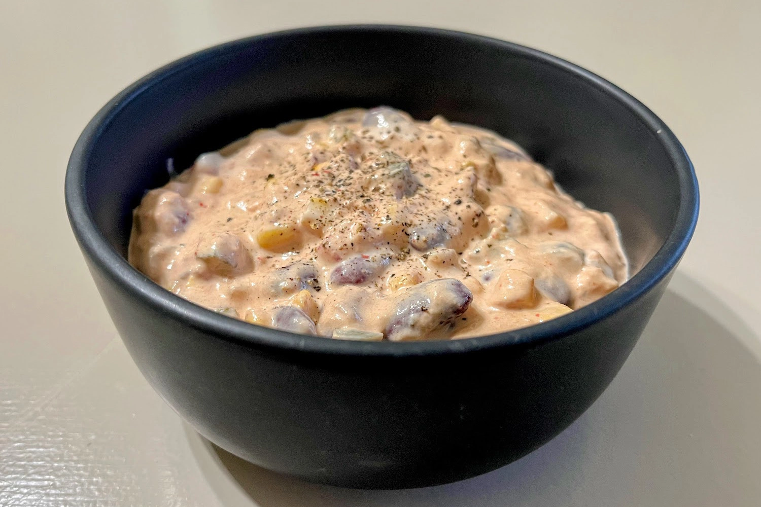 Krémes tonhalas babsaláta