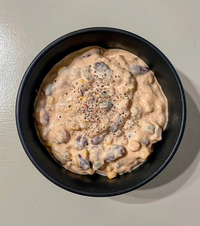 Krémes tonhalas babsaláta