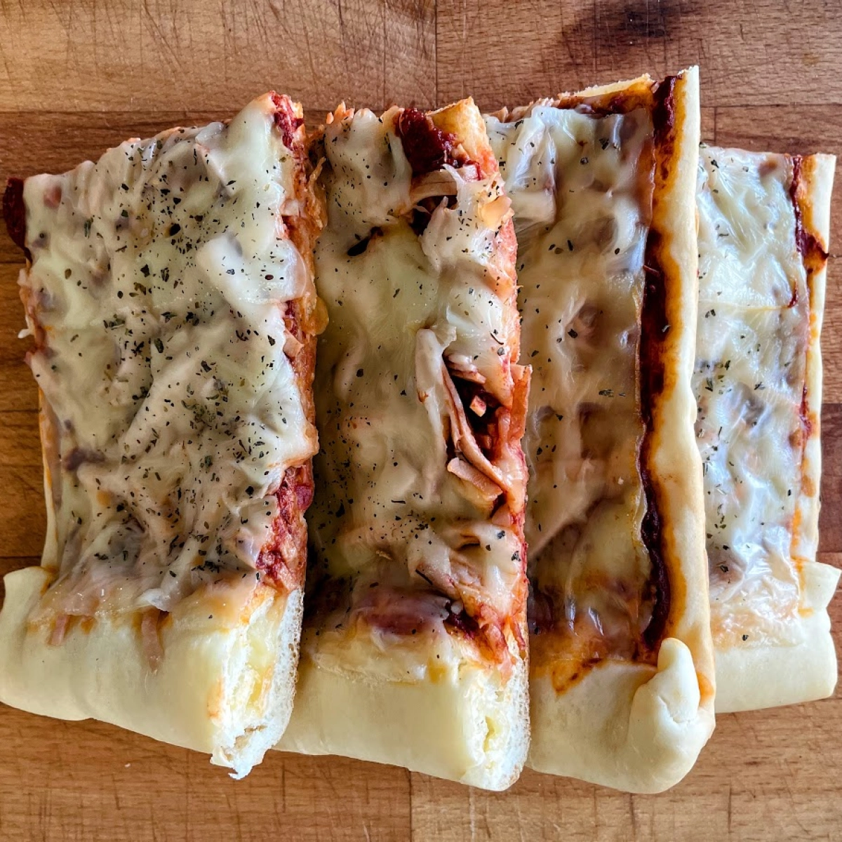 Sonkás-sajtos pizza